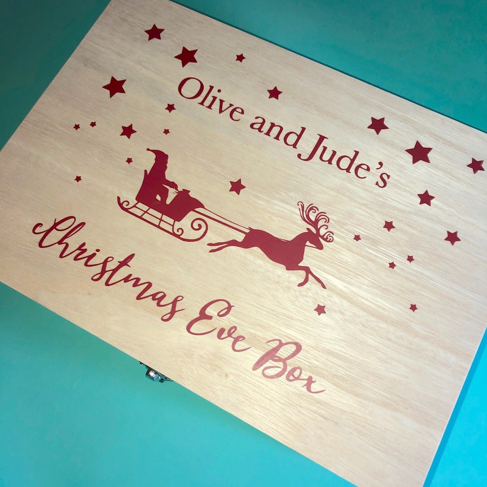 Christmas Eve Box Label DIY Personalised Christmas Eve Box | Etsy