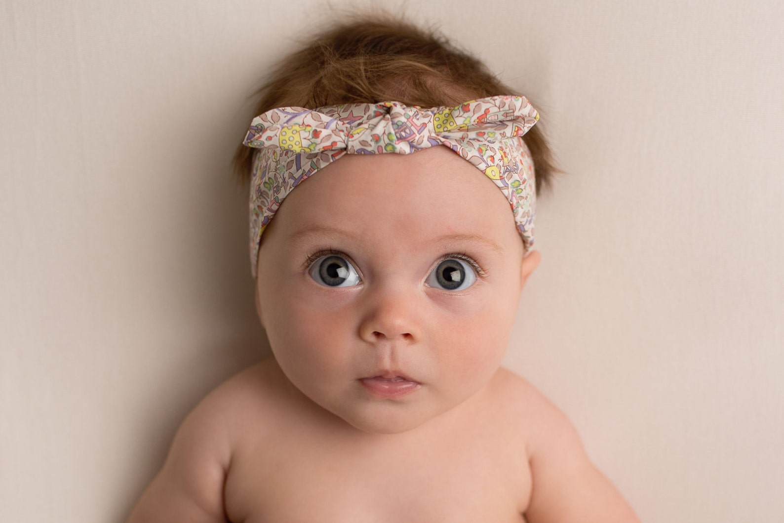 Baby Floral headwrapBaby headwrapBaby Knotted Etsy