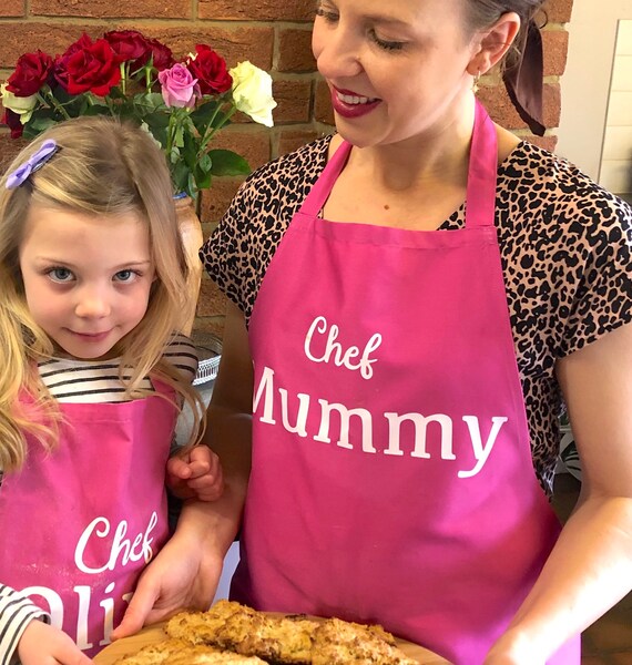 Mother Daughter Aprons Mummy and Me Aprons Matching Aprons Mothers