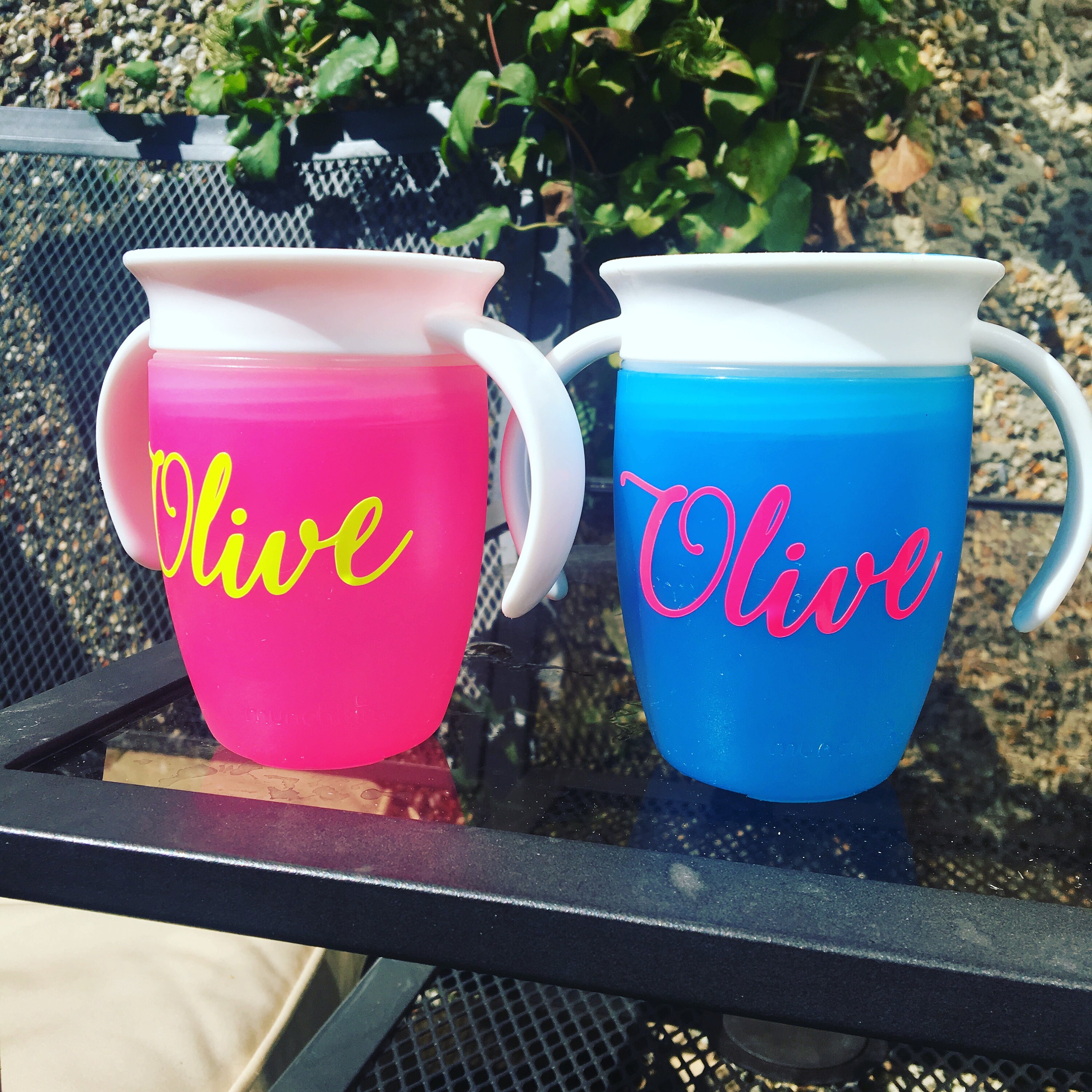 Name decals for cupsCustom cup decalsVinyl decalsCup Etsy