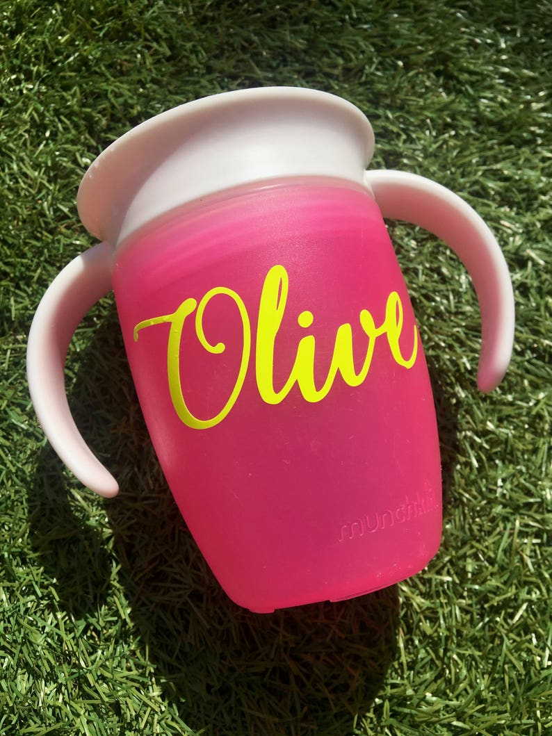 Name Decals for Cupscustom Cup Decalsvinyl Decalscup Etsy