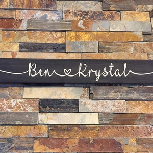 Custom sign - 1st name sign - lovers sign- personalized sign - wedding - anniversary - engagement - sign for gay couple - love matters