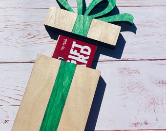 Wooden Happy Birthday Gift Card Holder | Teacher, Coworker Gift