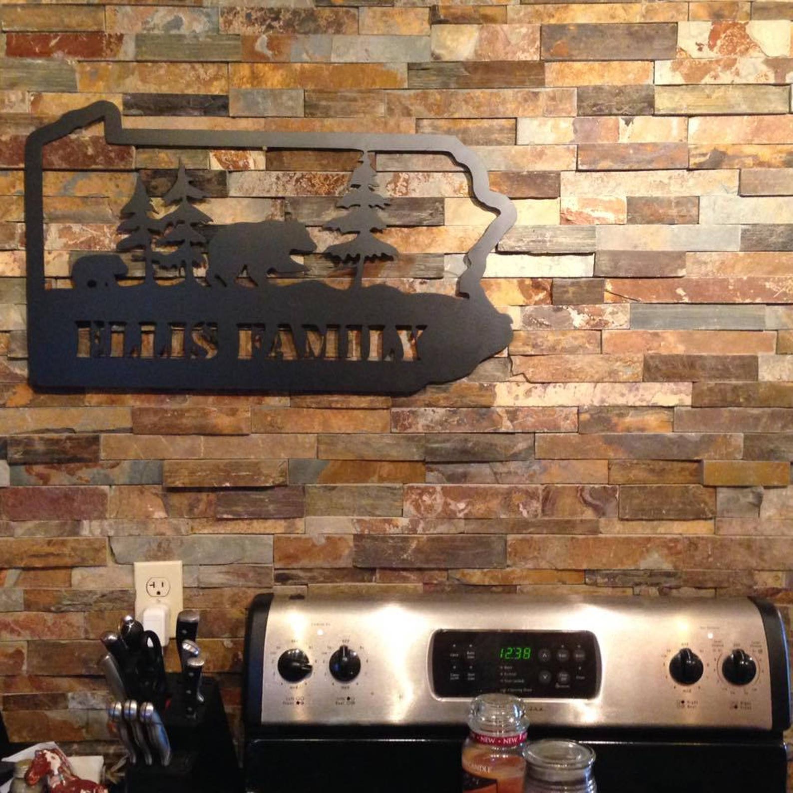 Custom Metal Sign Plasma Cut Metal Sign Bear Metal Cutout Etsy