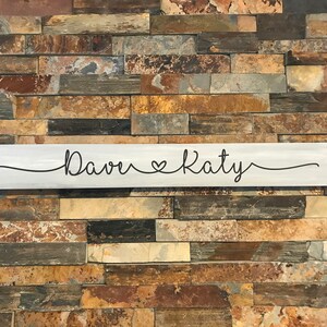 Custom sign - 1st name sign - lovers sign- personalized sign - wedding - anniversary - engagement - sign for gay couple - love matters