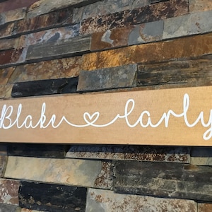 Custom sign - 1st name sign - lovers sign- personalized sign - wedding - anniversary - engagement - sign for gay couple - love matters
