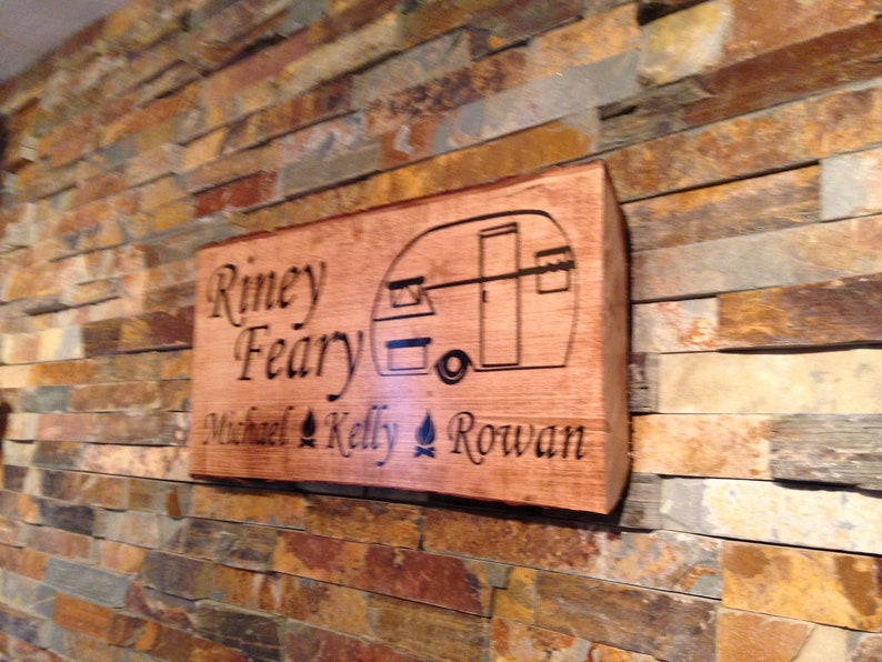 last name sign rustic sign personalized rustic camper sign Personalized camp sign- camper sign personalized rustic camping sign