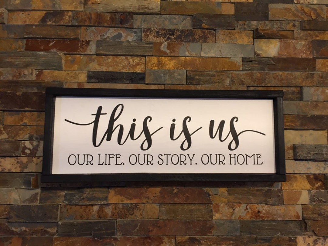 This is Us Personalized Sign Custom Family Sign This is Etsy