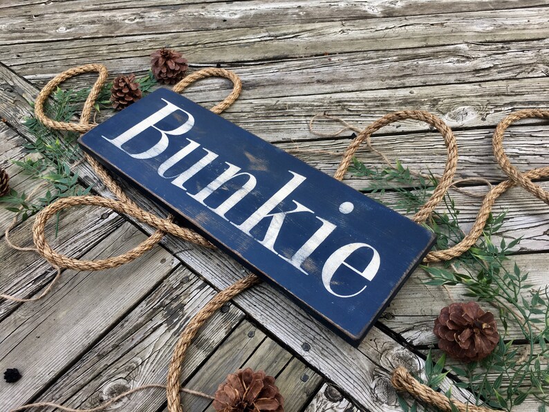Bunkie/ bunkie sign / cabin decor / bunkie decor Etsy