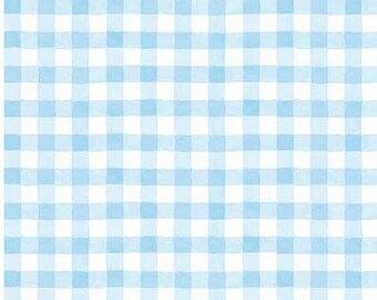 Icy Gingham Blue from Baked with Love by Louise Nisbet for Michael Miller Fabrics, DC11033-BLUE-D, fabric by the yard
