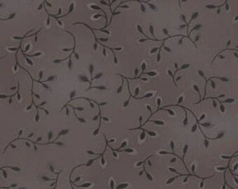 Vines, Charcoal, Folio by Color Principle Studio in Floral, for Henry Glass & Co., 7755-96, fabric by the yard