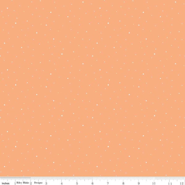 Dapple Dot Marmalade, by RBD for Riley Blake Designs, C640-MARMALADE, fabric by the yard