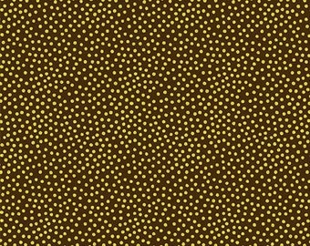 Garden Pindot Metallic Mocha, Michael Miller Fabrics, CM1065-MOCH-D, fabric by the yard