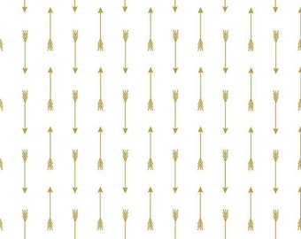 Arrows, Gold, Sparkle Gold Basics, Riley Blake Designs, SC465 ROSEGOLD, fabric by the yard