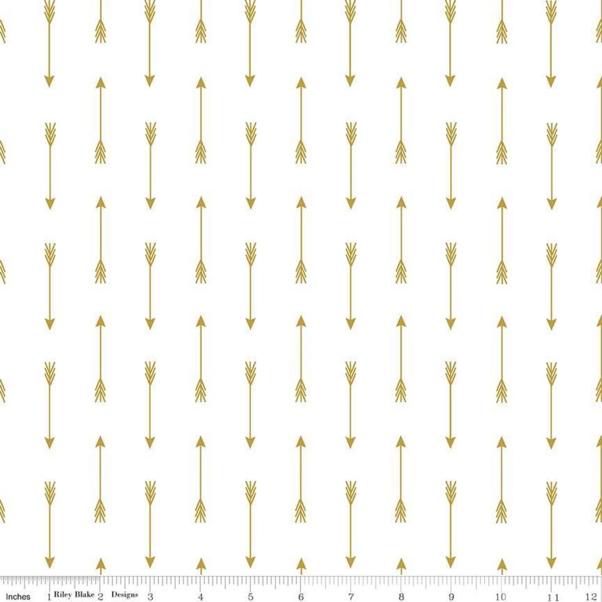 Arrows, Gold, Sparkle Gold Basics, Riley Blake Designs, SC465 ROSEGOLD, fabric by the yard