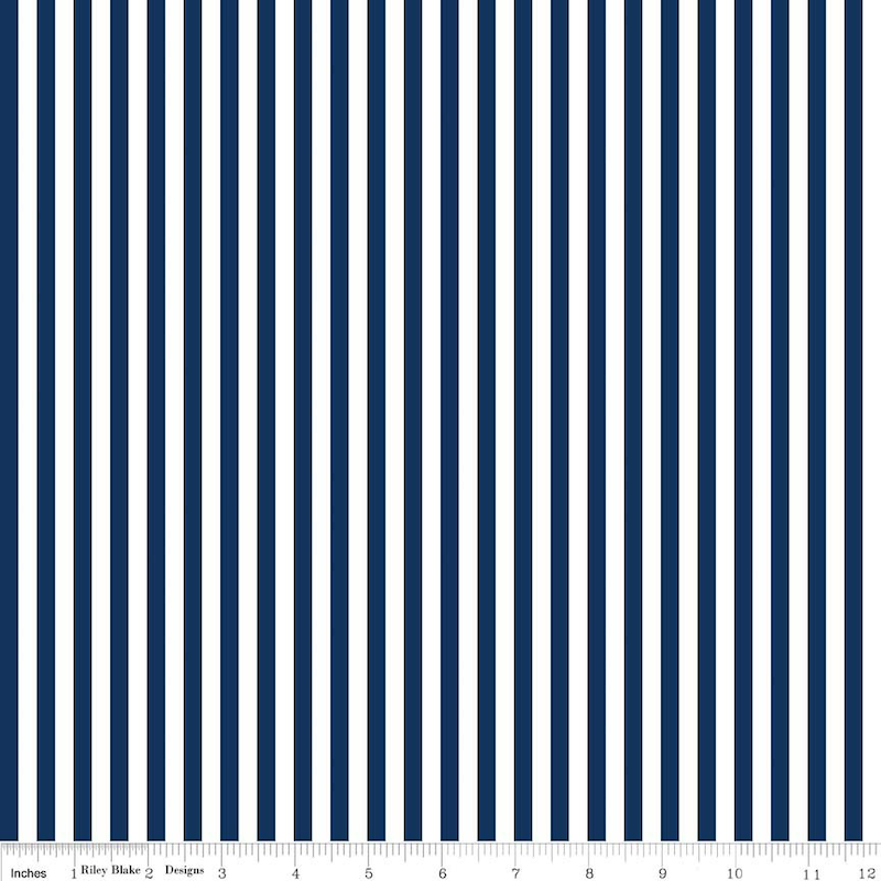 Blue And White Striped Fabric Etsy blue-and-white-striped-fabric-etsy