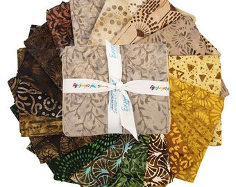 Batik Fabric by the yard, Rainbow Batik Fabric, Turquoise, Yellow and Green  Batik Fabric