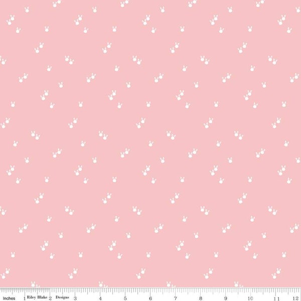 Bunnies Pink, Seasonal Basics by Christopher Thompson for Riley Blake Designs, C656-PINK, fabric by the yard