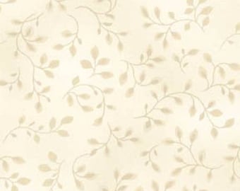 Vines, Off-White, Folio by Color Principle Studio in Floral, for Henry Glass & Co., 7755-04, fabric by the yard