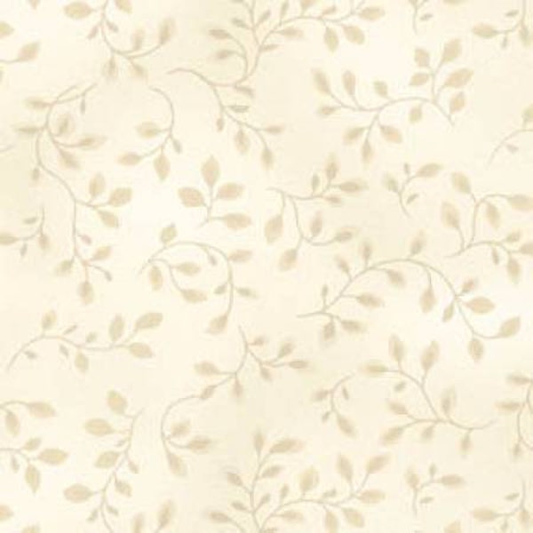 Vines, Off-White, Folio by Color Principle Studio in Floral, for Henry Glass & Co., 7755-04, fabric by the yard