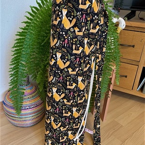 Yoga Mat Bag Foxes in wood land