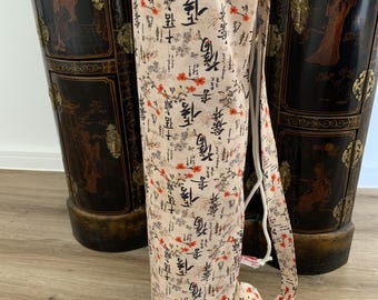 Japanese themed yoga mat bag