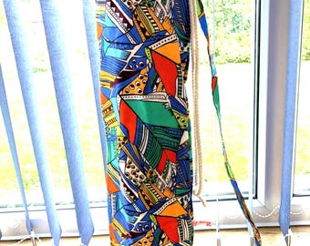 Yoga Mat Bag Ankara Print