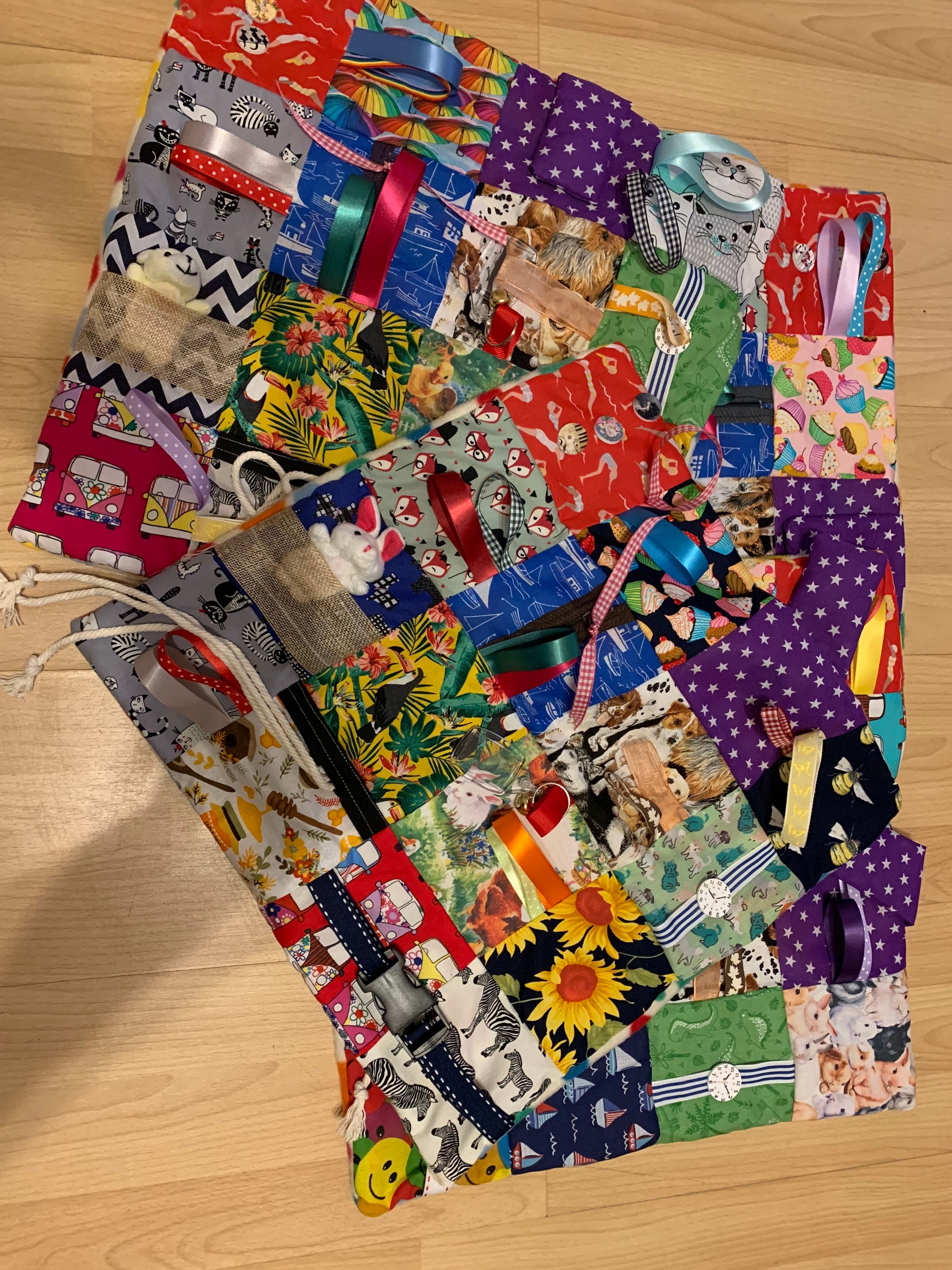 Dementia Alzheimer's Fidget Blankets Handmade Etsy Australia