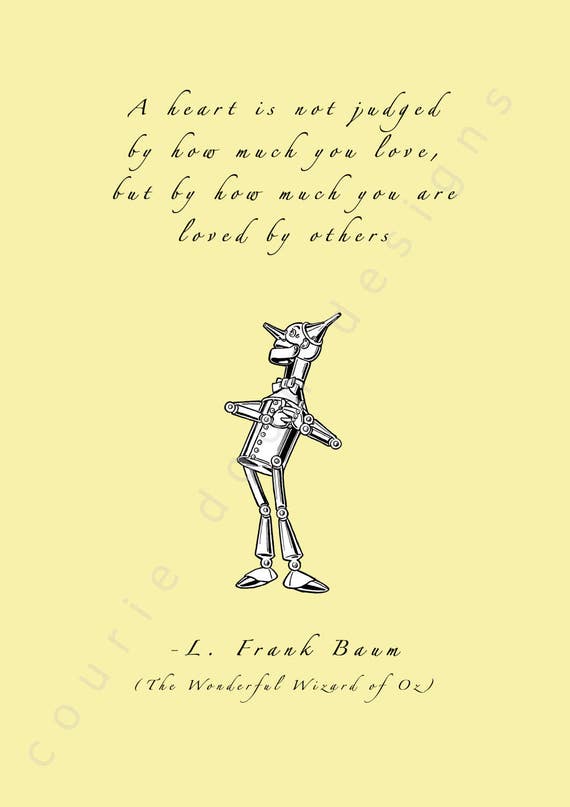 Wizard Of Oz Print Nursery Art Children S Bedroom Decor Boy S Art Girl S Art Tin Man Print Motivational Print Book Print