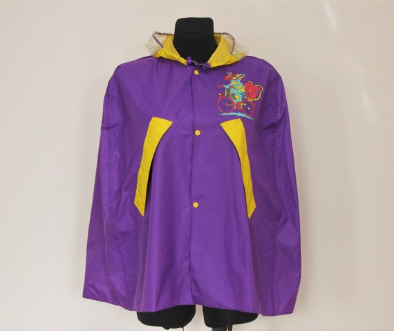 Vintage Rain Coat Kids Rain Coat Unisex Rain Coat