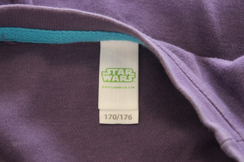 Star Wars Yoda Sweatshirt Cotton Sweatshirt Made in 2013