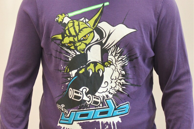 Star Wars Yoda Sweatshirt Cotton Sweatshirt Made in 2013