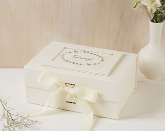 For an Angel Memory Keepsake Box - Funeral, Memorial, Bereavement, Sympathy Gift