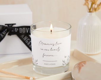 Memories Live in Our Hearts Forever Gift Boxed 30cl Remembrance Candle Sympathy Gift