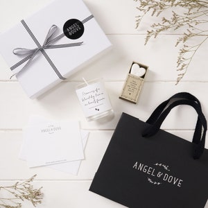 Herinneringen aan een geliefde hond - votiefkaars Sympathy-cadeau met luxe cadeauzakje en kaart