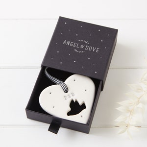 Dad Ceramic Heart Decoration Sympathy Gift in Gift Box
