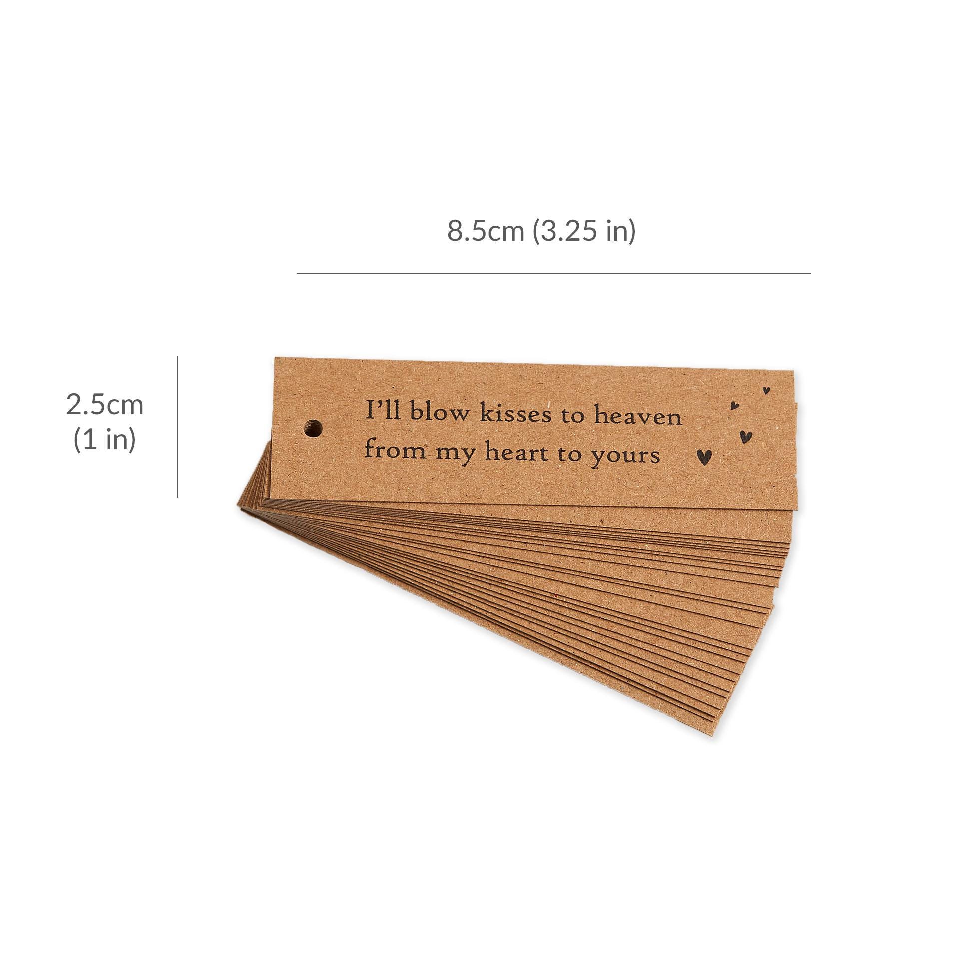 ANGEL \u0026 DOVE 25 Etiquetas Funerarias De Burbujas Blancas Con, image size:1950x1950