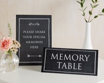 Memorial Service Guest Book With Table Sign - Holds 500+ Signatures For Funeral & Celebration Of Life