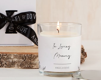 In Loving Memory Gift Boxed Soy Wax Remembrance Candle with Lid Sympathy Gift