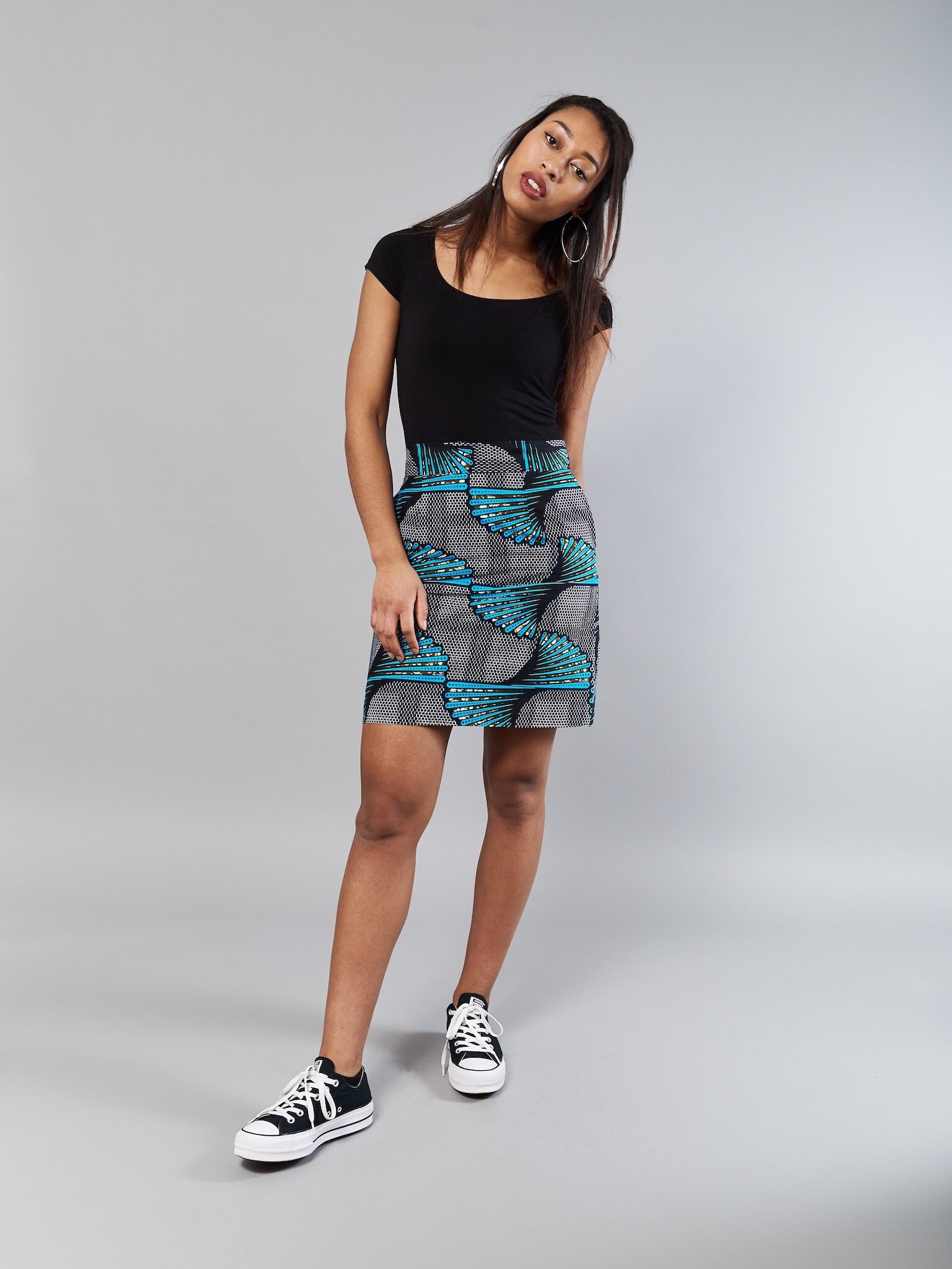 short kitenge skirts