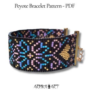 Pulse of the Soul – Loom Bracelet Pattern PDF, Miyuki Beads