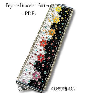 FlorYang – Peyote Bracelet Pattern PDF, Miyuki Beads