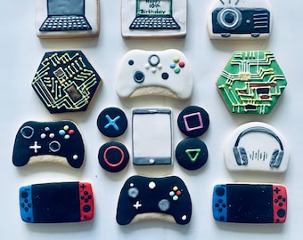 Level Up With Our Video Game Themed Sugar Cookies!
