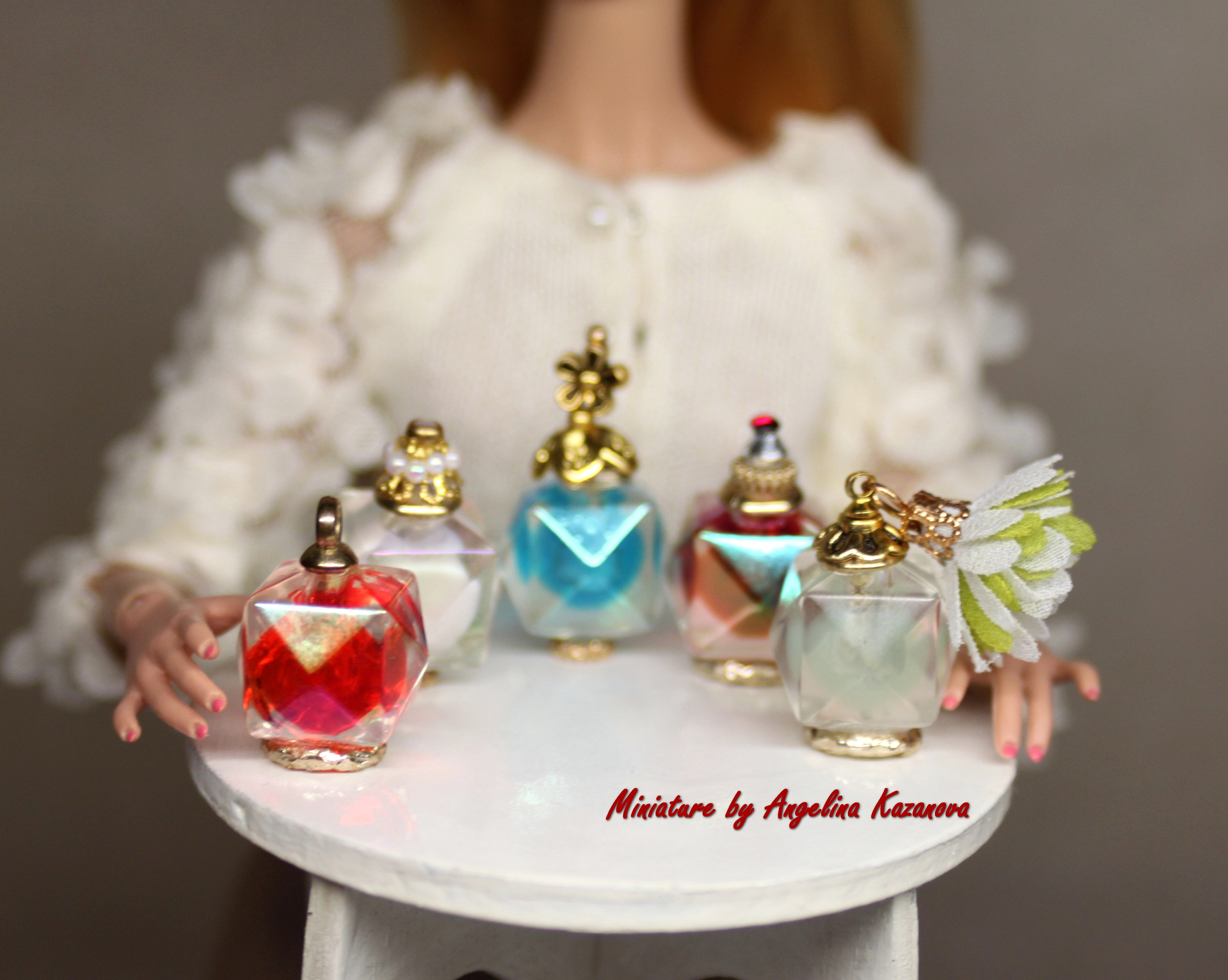 Miniature perfume bottles for dolls taller than 10 etsy