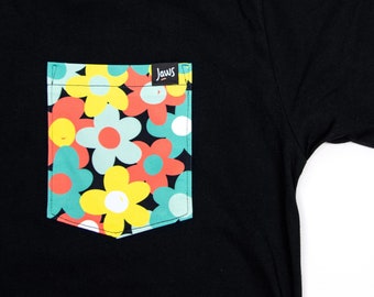 T-Shirt à poche «Bloom» - SMALL