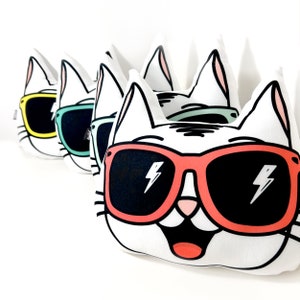 NOUVEAU! Coussin - Chat Happy / Petit