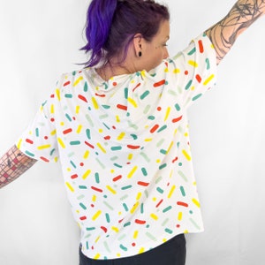 T-shirt carré «Confettis» - Adulte