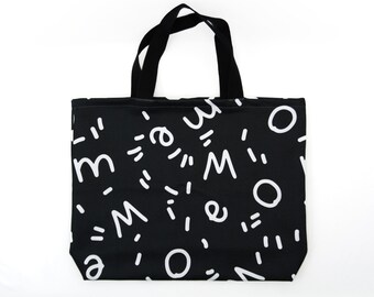 Sac XL «Meow» Noir