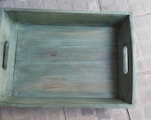 Custom hand-painted Wooden Tray