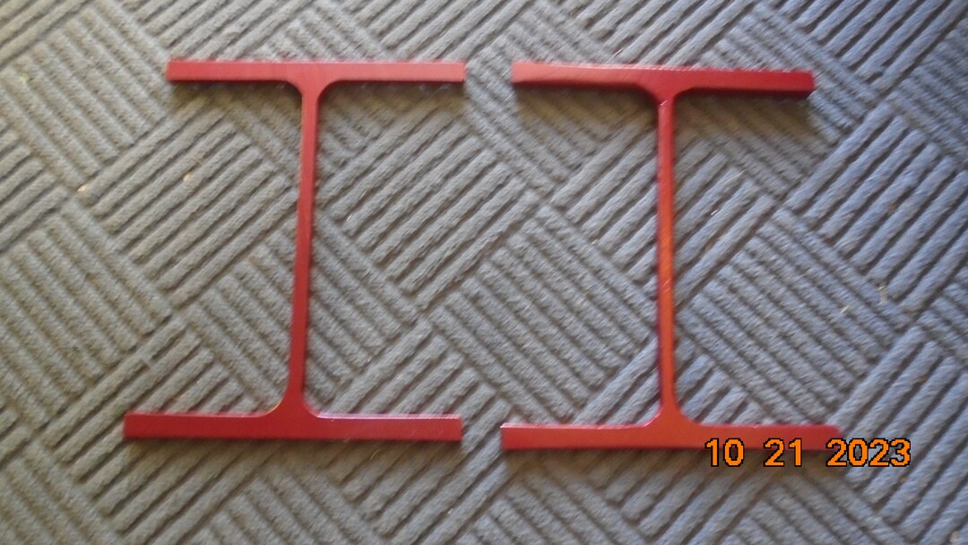 Steel Ibeam Wall Decor Etsy